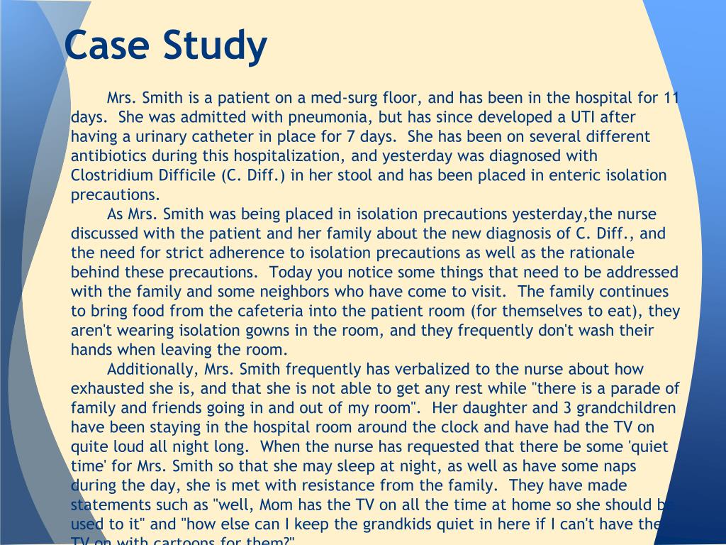 case study in nursing ppt