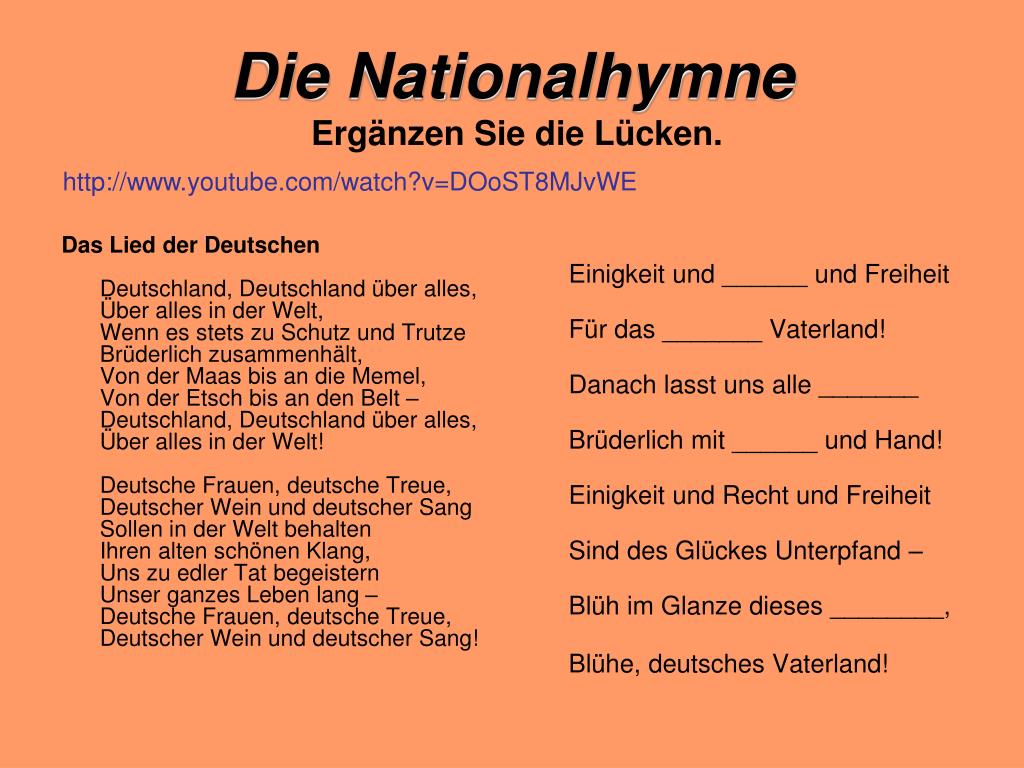 Ppt Reálie Německy Mluvících Zemí Německo Powerpoint