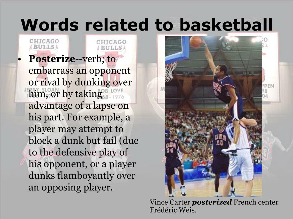 basketball slang words