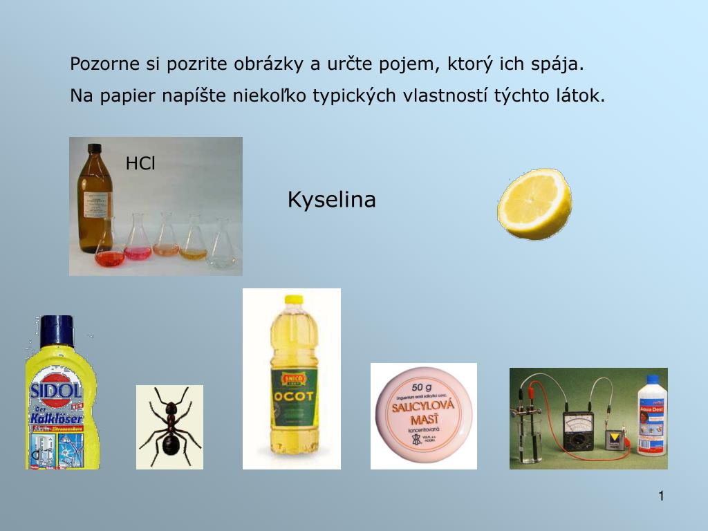 PPT - Kyselina PowerPoint Presentation, free download - ID:3794210