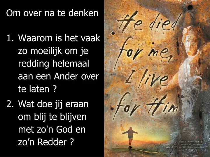 Hij Heeft Tijd Nodig Om Na Te Denken