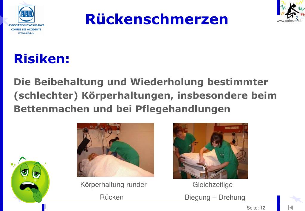 PPT - Unfallverhütung: Gesundheitsdienst PowerPoint..