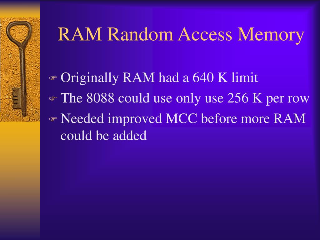PPT - RAM (random access memory) PowerPoint Presentation - ID:3796572