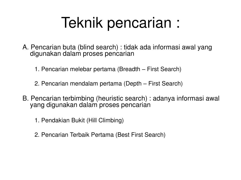 Ppt Metode Pencarianpelacakan Powerpoint Presentation Free Download Id3797006 1387