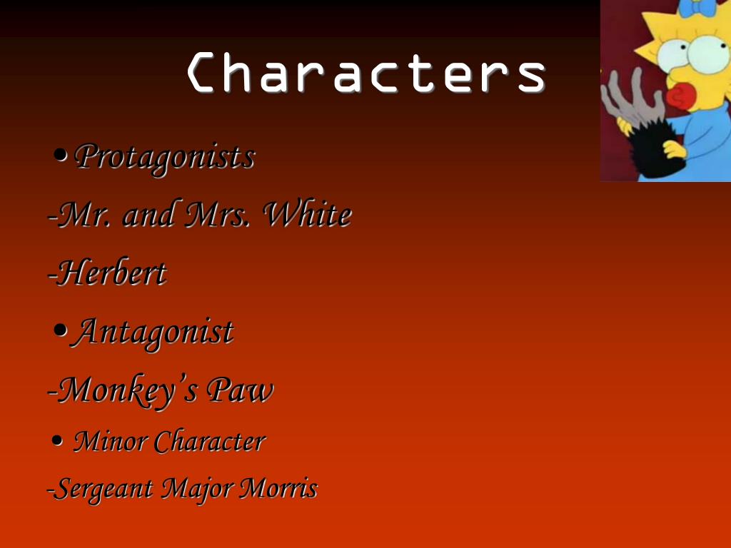 PPT The Monkey s Paw By W W Jacobs PowerPoint Presentation Free PPT The Monkey s Paw By W W Jacobs PowerPoint Presentation Free