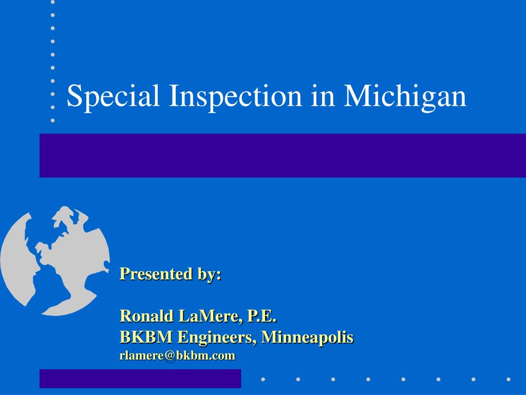 special inspection