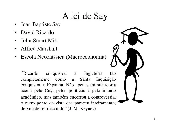 PPT - A lei de Say PowerPoint Presentation, free download - ID:3797974