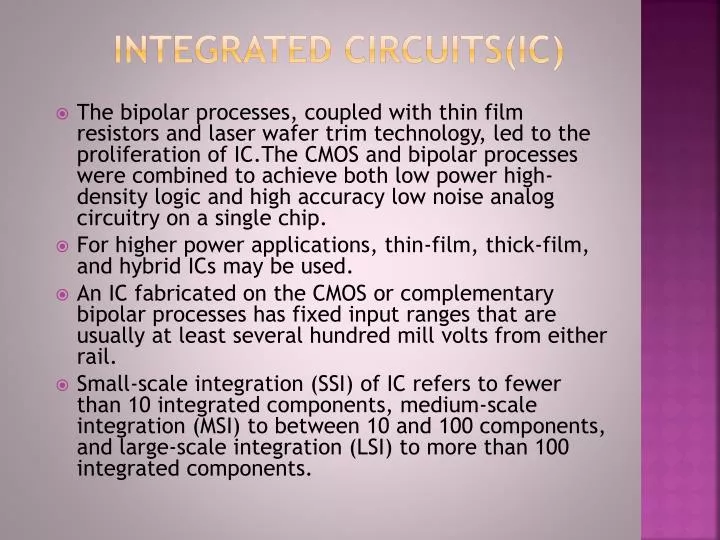 PPT - Integrated circuits(IC) PowerPoint Presentation, free download ...