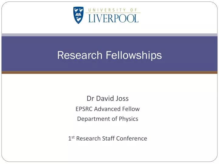 research fellowships n.