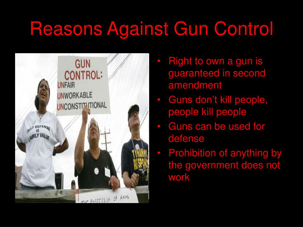 anti gun control thesis