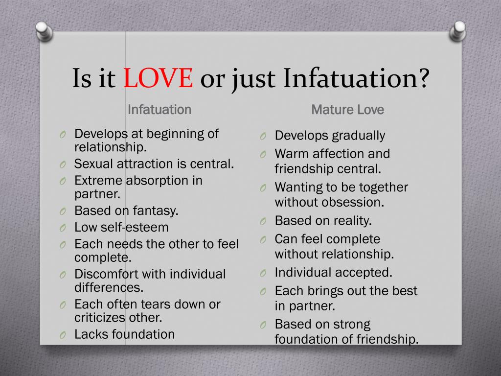 PPT - LOVE or Infatuation PowerPoint Presentation, free download -  ID:3801230