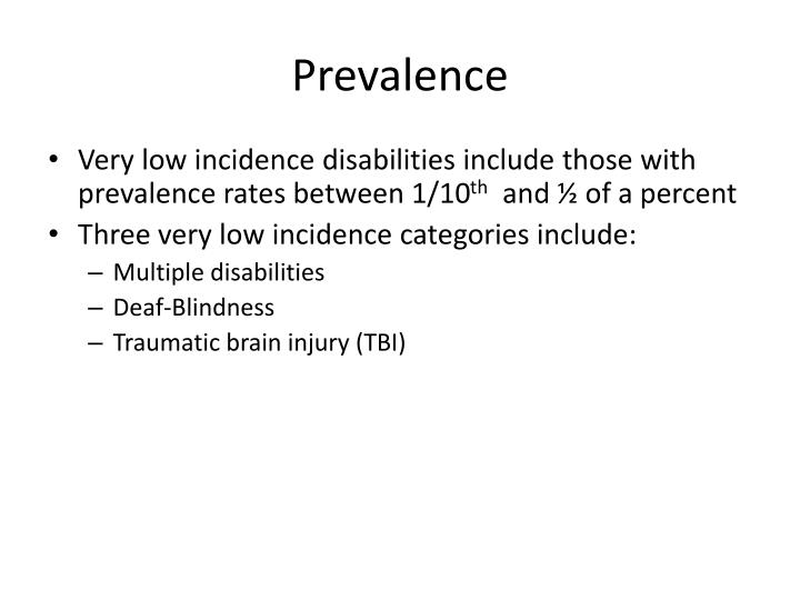 PPT Low Incidence Disabilities PowerPoint Presentation ID3801267