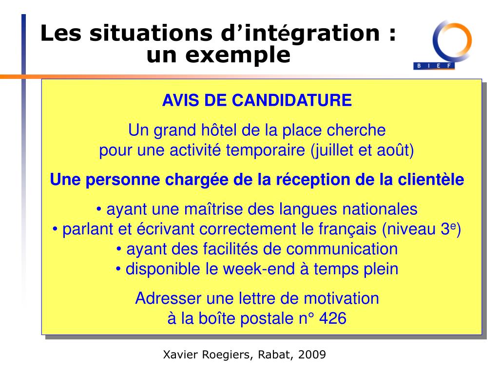 PPT - La p é dagogie de l ' int é gration PowerPoint 