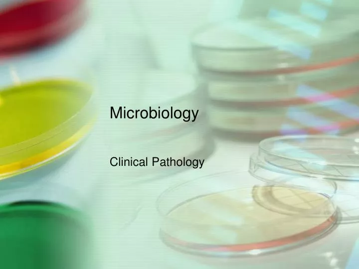 medical microbiology presentation topics