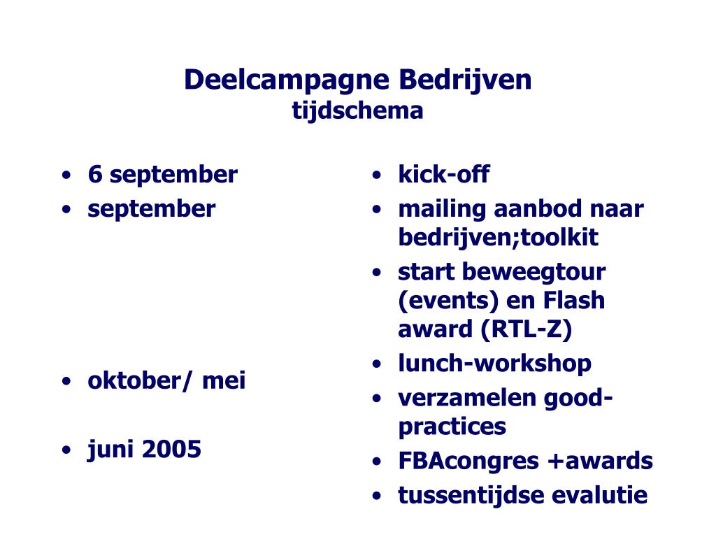 PPT Media overzicht Tvprogramma’s per doelgroep Participatie in tvprogramma ‘Nederland