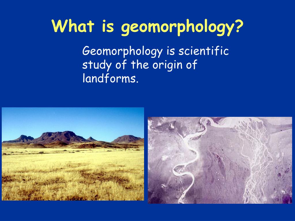 PPT GY2312 Geomorphological Processes GY2311 Geomorphological