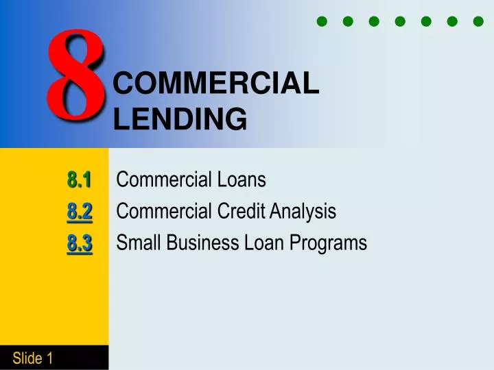 commercial lending n.