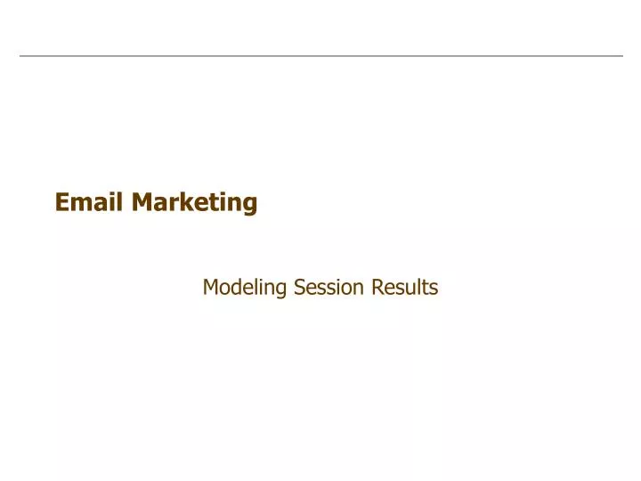 email marketing n.