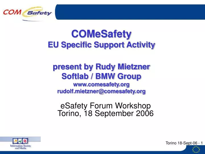 esafety forum workshop torino 18 september 2006 n.