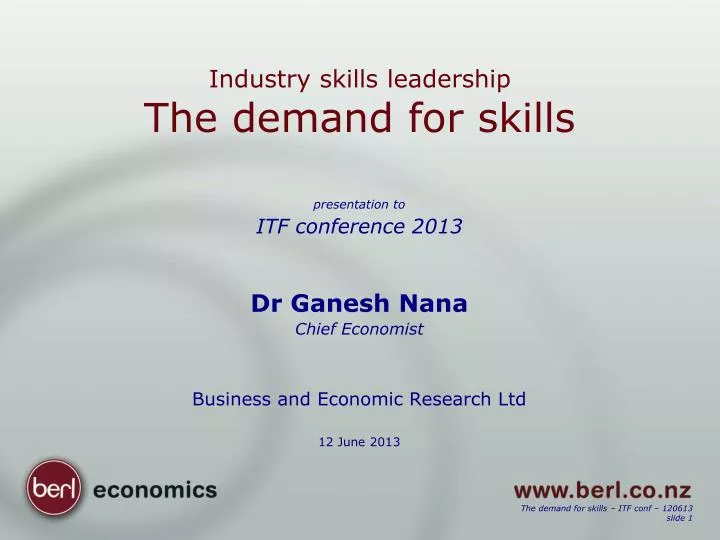 industry skills leadership the demand for skills n.