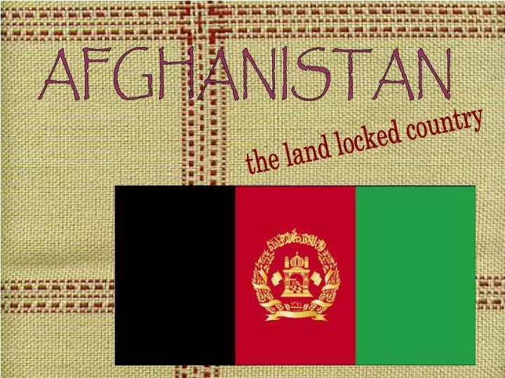 PPT AFGHANISTAN PowerPoint Presentation, free download ID3808544