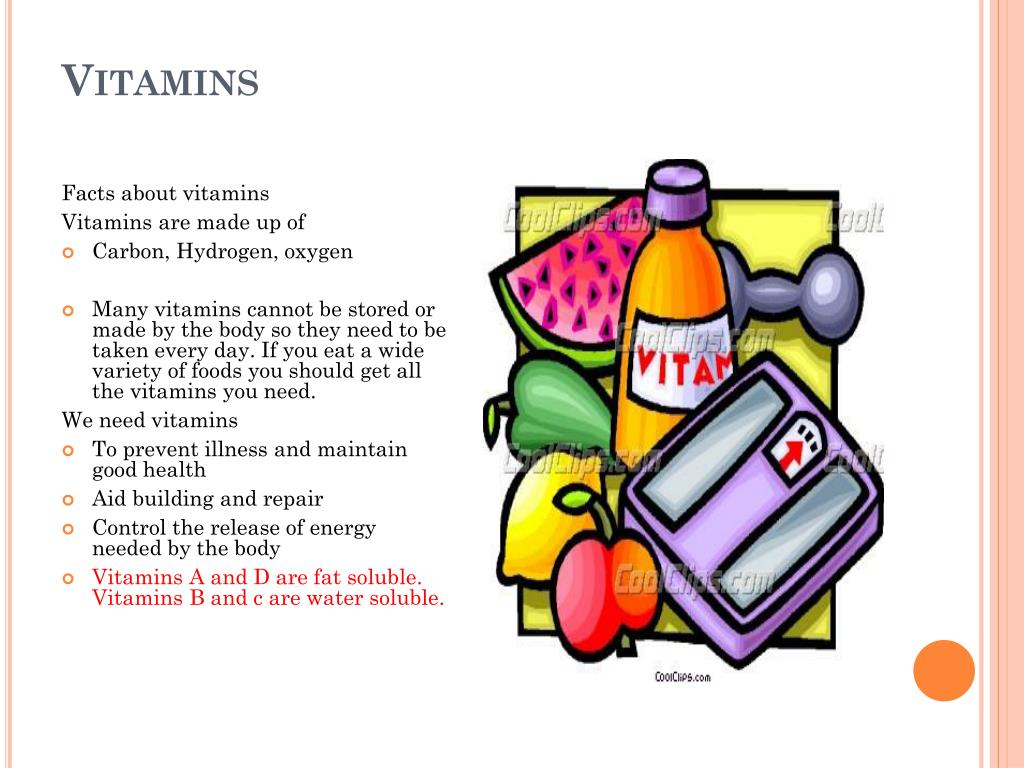 presentation on vitamins