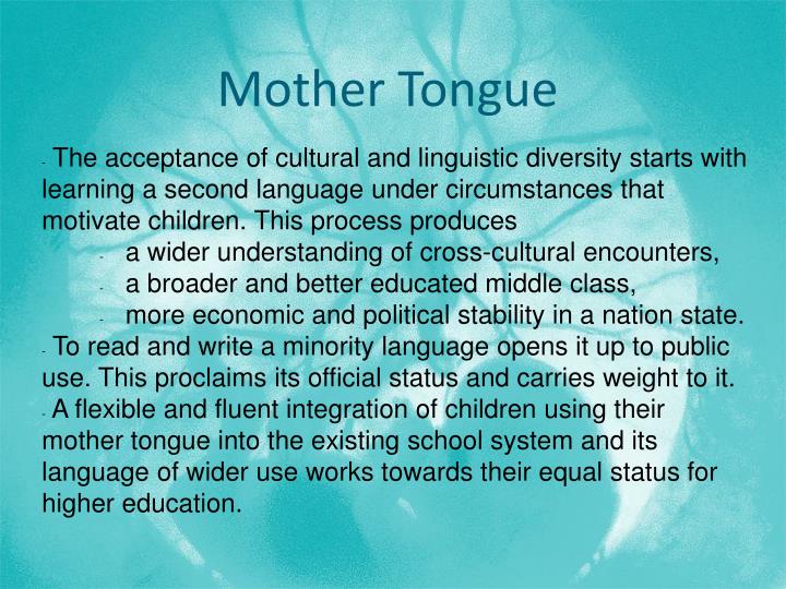 The mother promo tunge