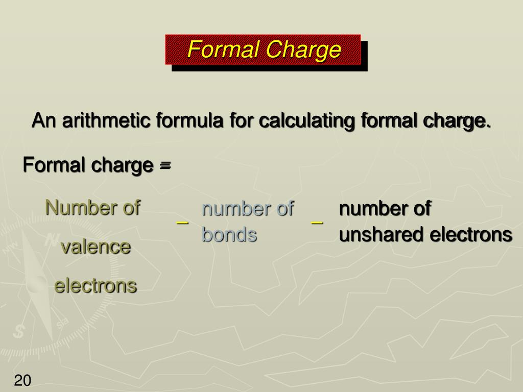 Formal charge formula
