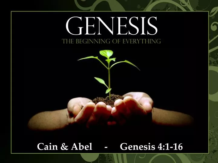 Ppt Cain Abel Genesis 4 1 16 Powerpoint Presentation Free