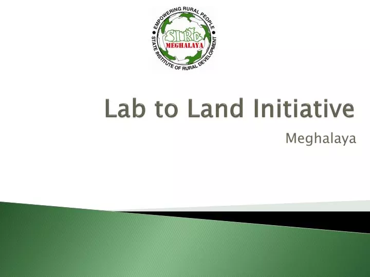 PPT Lab to Land Initiative PowerPoint Presentation, free download