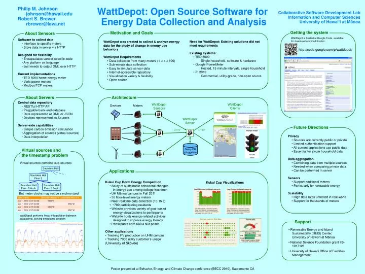 PPT - WattDepot: Open Source Software for Energy Data ...