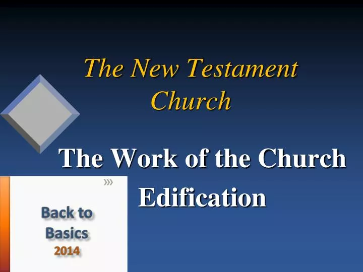 the new testament church n.