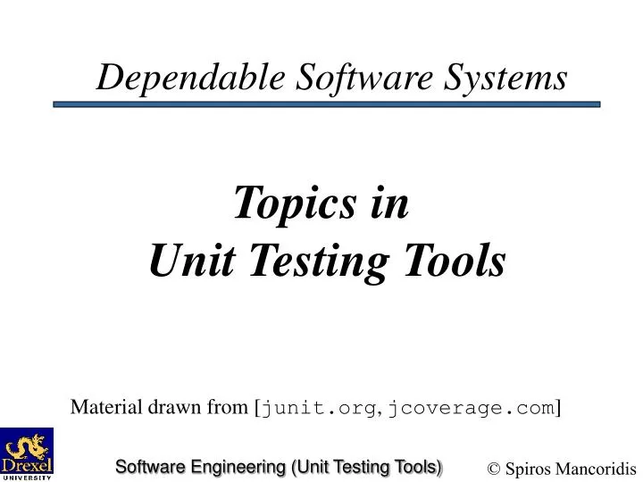 dependable software systems n.