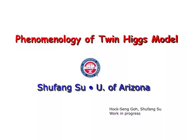 phenomenology of twin higgs model n.