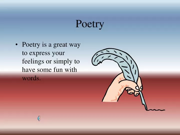 Ppt Poetry Powerpoint Presentation Free Download Id3817191