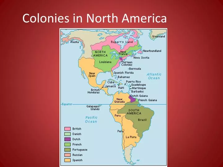 PPT - Colonies in North America PowerPoint Presentation, free download -  ID:3817287