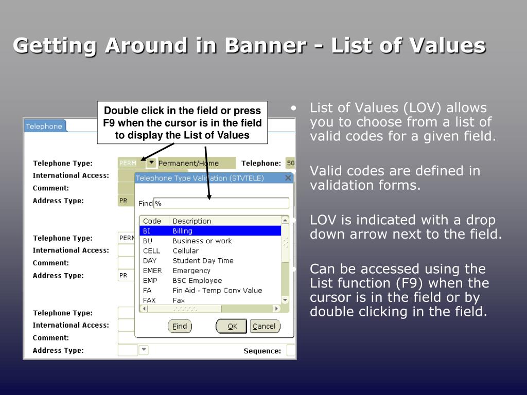 Ppt Introduction To Banner Student Powerpoint Presentation Free