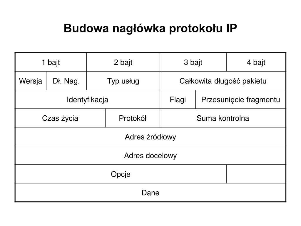 Protokół Rdp Jest Wykorzystywany W Usłudze PPT - Temat 13: Protokoły warstwy sieci PowerPoint Presentation, free