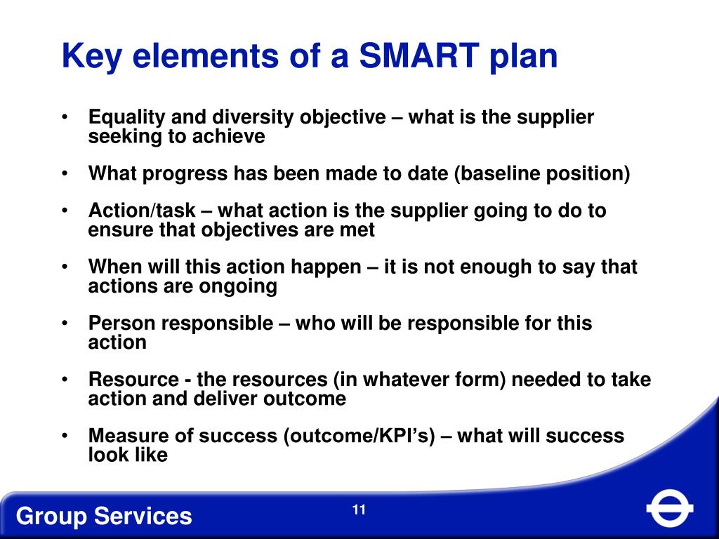 Smart Plan Module PPT - Promoting Supplier Diversity at Transport for London: A ...