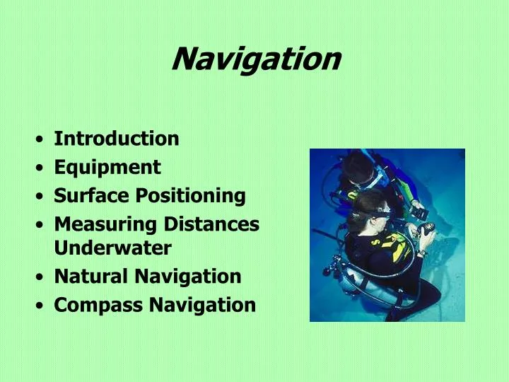 navigation n.