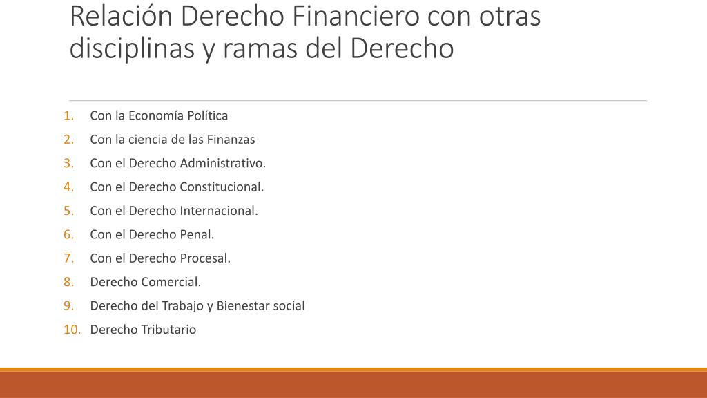 PPT - El Derecho Financiero PowerPoint Presentation, free download -  ID:3821792