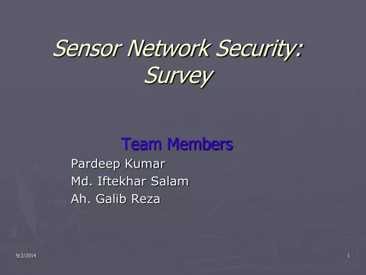 PPT Sensor Network Security Survey PowerPoint Presentation Free ppt-sensor-network-security-survey-powerpoint-presentation-free