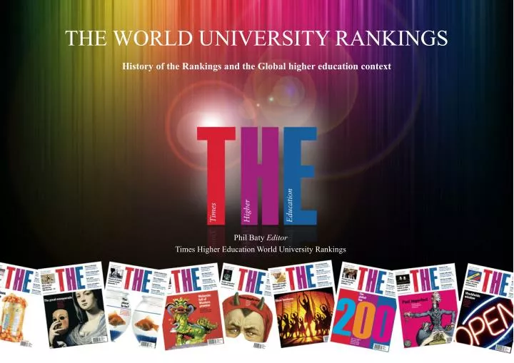 presentation university ranking