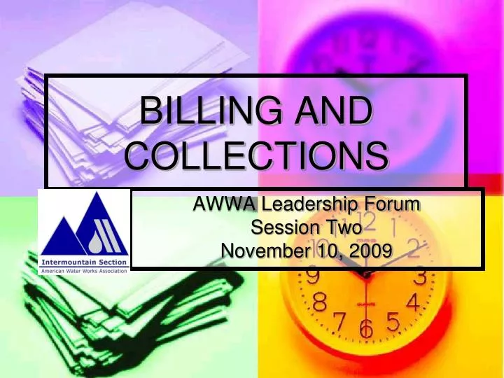 billing and collections n.