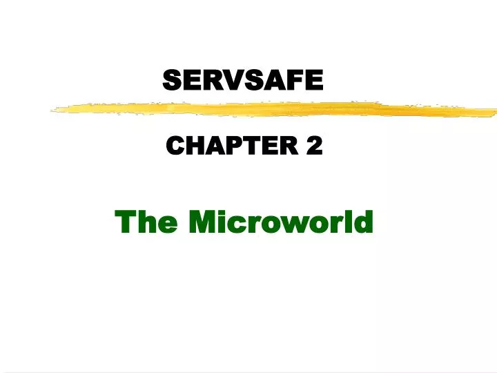 PPT SERVSAFE PowerPoint Presentation Free Download ID 3825335