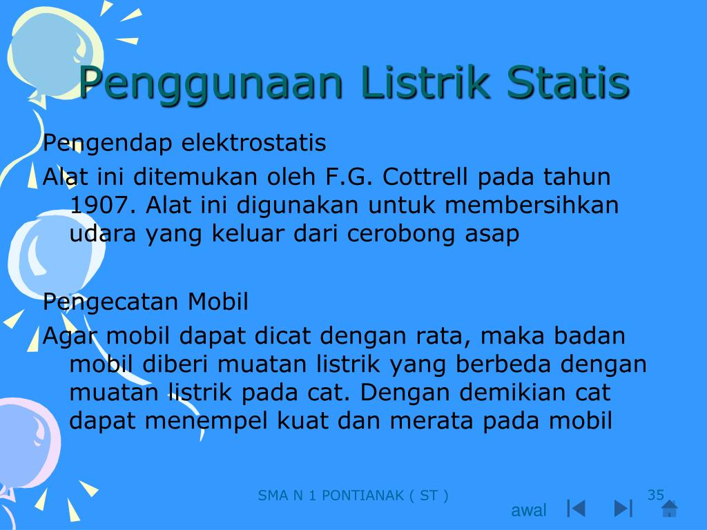 PPT LISTRIK STATIS PowerPoint Presentation, free download ID3825661