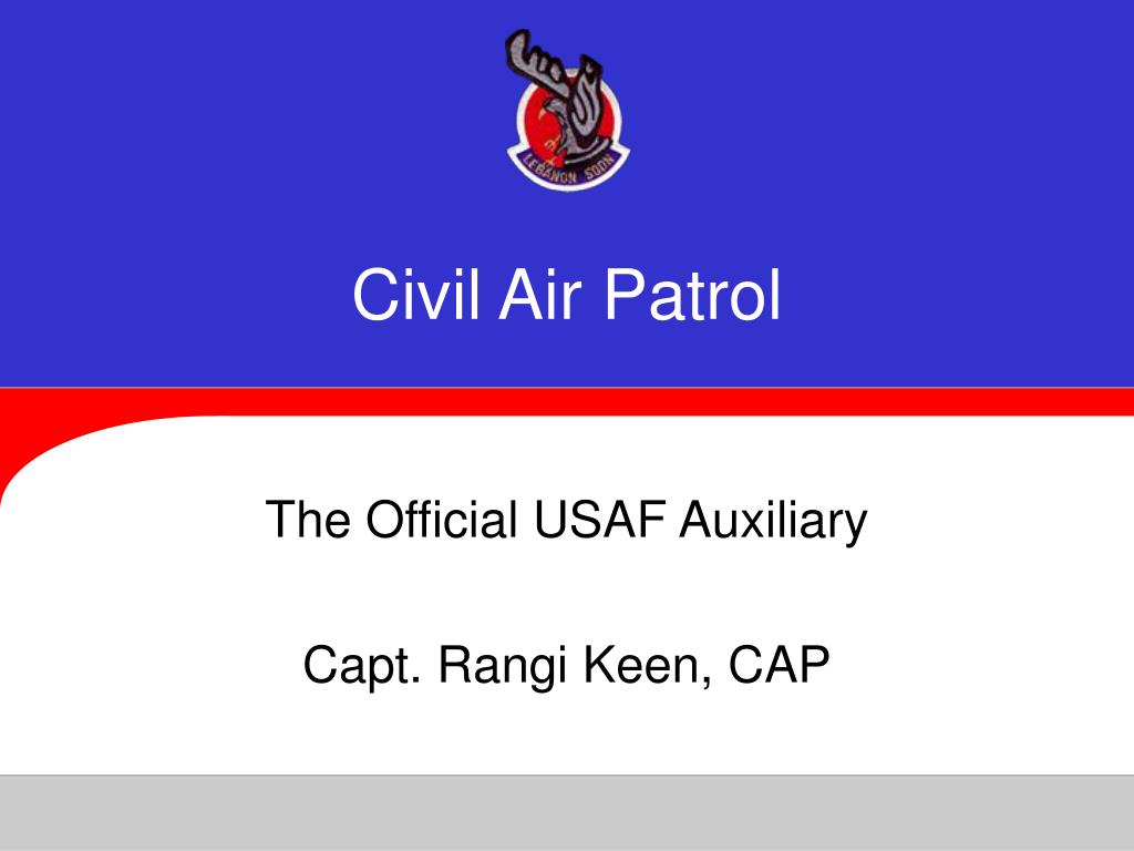 PPT Civil Air Patrol PowerPoint Presentation Free Download ID 3826578