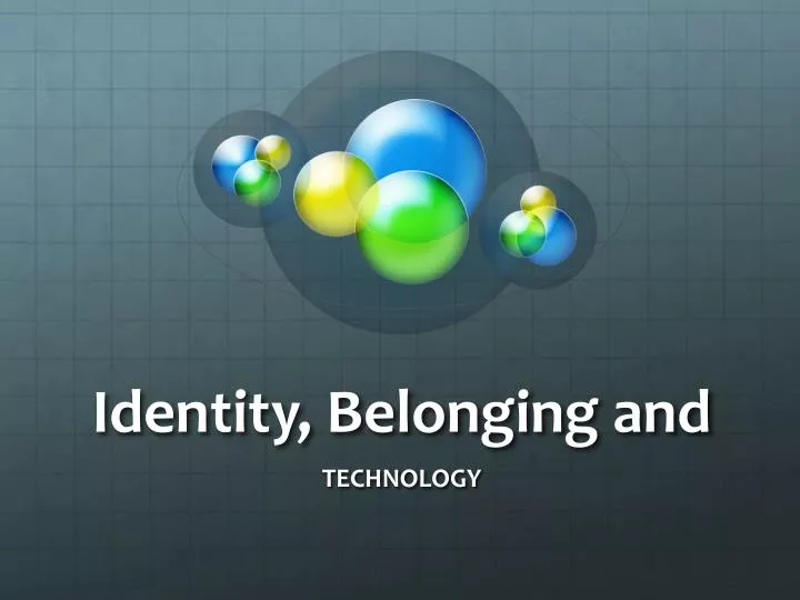 identity belonging and n.