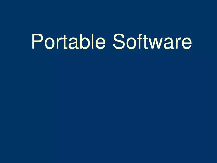 portable software sites portable software sites