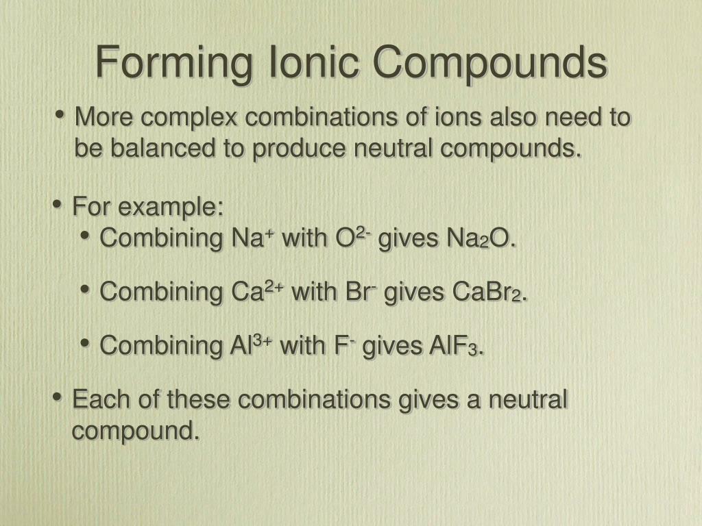 Ppt Ionic Compounds Powerpoint Presentation Free Download Id3827564